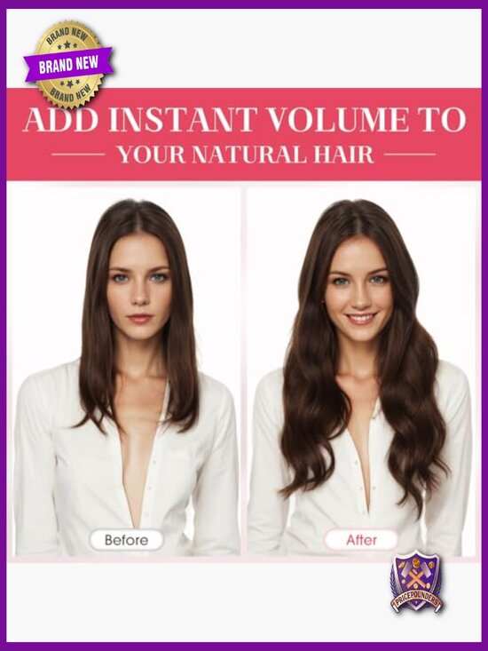 8pcs 8 Inch Full Head Clip In Hair Extensions Real Human Hair Remy Soft Natural
